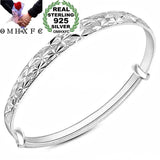 925 Sterling Silver Full Stars Bangles Bracelets