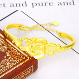 European Woman Girl Wedding Gift 24KT Bangles BE90