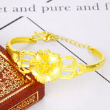 European Woman Girl Wedding Gift 24KT Bangles BE90