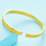 European Rhombus Geometric 24KT Bangles Bracelet