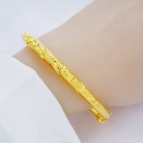 Vintage Blank Stars 18KT Bangles Bracelets BE54
