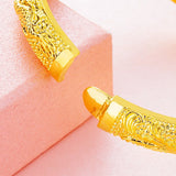 Vintage Dragon 24KT Bangles Bracelets BE119