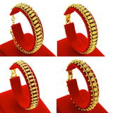 Vintage Fish Bone Link 24KT Bracelet BE259