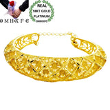 Vintage Flowers 18KT Bangles Bracelet BE24