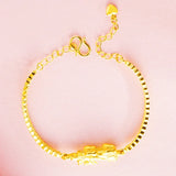European Vintage PIXIU Coin 24KT Bracelet BE257