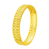 Vintage Hollow Coin 24KT Bangles Bracelets
