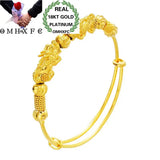 Vintage PIXIU Animals 18KT Bangles Bracelets BE63