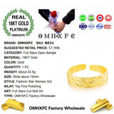 Vintage Stars 18KT Open Bangles Bracelets