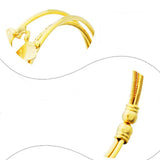 European Style 18KT Open Bangles Bracelets BE79