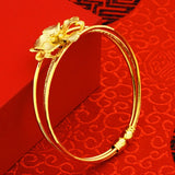 European Style 18KT Open Bangles Bracelets BE79