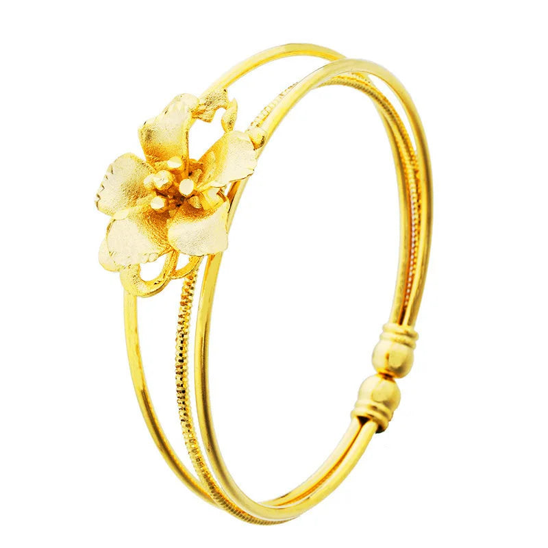 European Style 18KT Open Bangles Bracelets BE79