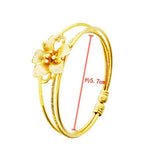 European Style 18KT Open Bangles Bracelets BE79
