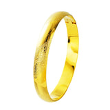 European Woman Girl Party Wedding Gift Blank Sand 24KT Gold Bangles Bracelets