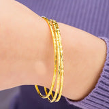 European Woman Party Bohemia Slim 18KT Bangles BE47