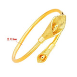 Calla Lily 18KT Open Bangles Bracelets for Wedding Party Gift