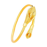 Calla Lily 18KT Open Bangles Bracelets for Wedding Party Gift