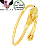 Calla Lily 18KT Open Bangles Bracelets for Wedding Party Gift