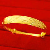 Dragon Phoenix 24KT Bangles Bracelets BE106