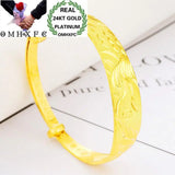 European Dragon Phoenix 24KT Bangles Bracelets BE107