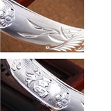 Dragon Phoenix 925 Silver Bangles Bracelets BE142