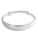 Dragon Phoenix 925 Silver Bangles Bracelets BE142