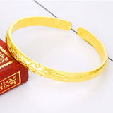 European Dragon Phoenix 18KT Bangles Bracelets BE36