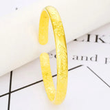 European Dragon Phoenix 18KT Bangles Bracelets BE36