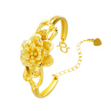 European Woman Wedding Flower Bangles Bracelets BE85