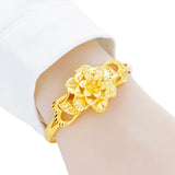 European Woman Wedding Flower Bangles Bracelets BE85