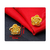 European Woman Girl Sakura 18KT Stud Earrings ER119