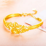 European Woman Party Wedding 24KT Bangles Bracelets BE89