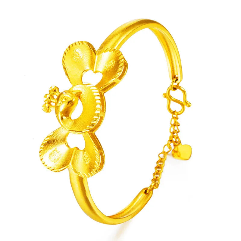 European Woman Party Wedding 24KT Bangles Bracelets BE89
