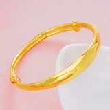 European Flower Stars Blank 18KT Bangles BE11