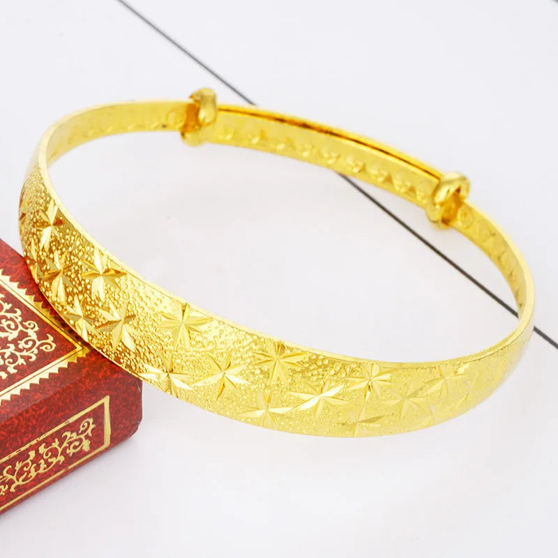 European Woman Girl Party Wedding Gift Full Stars Bangles Bracelets
