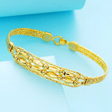 European Woman Girl Party Wedding Knitting Lucky Beads Bangles Bracelets