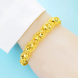 24KT Open Bangles Bracelets for Wedding Gift