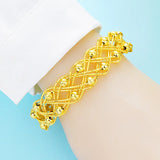European Woman Girl Lucky Beads Open Bangles Bracelets