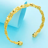 24KT Open Bangles Bracelets for Wedding Gift