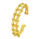 European Woman Girl Lucky Beads Open Bangles Bracelets