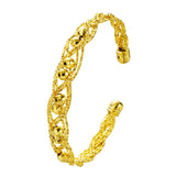 24KT Open Bangles Bracelets for Wedding Gift