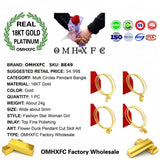 European Woman Girl Party Wedding Flower Duch Fox Angel 18KT Bangles BE49