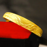 European Woman Girl Party Wedding Gift Phoenix 24KT Bangles Bracelets