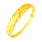 European Woman Girl Party Wedding Gift Phoenix 24KT Bangles Bracelets