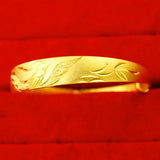 European Woman Girl Party Wedding Gift Phoenix 24KT Bangles Bracelets