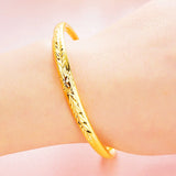 Plum Blossom 18KT Bangles Bracelets BE09