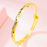 Plum Blossom 18KT Bangles Bracelets BE09