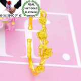 European Plum Blossom 18KT Open Bangles Bracelets BE84