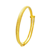 European Woman Girl Party Wedding Gift Sand 18KT Bangles Bracelets