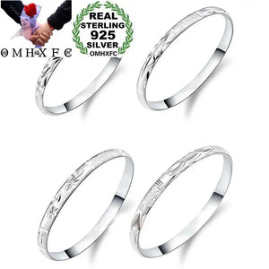 925 Silver Bangles Bracelets Wedding Gift Stars