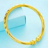 European Woman Party Wedding Gift Stars Lines Beads Bangles